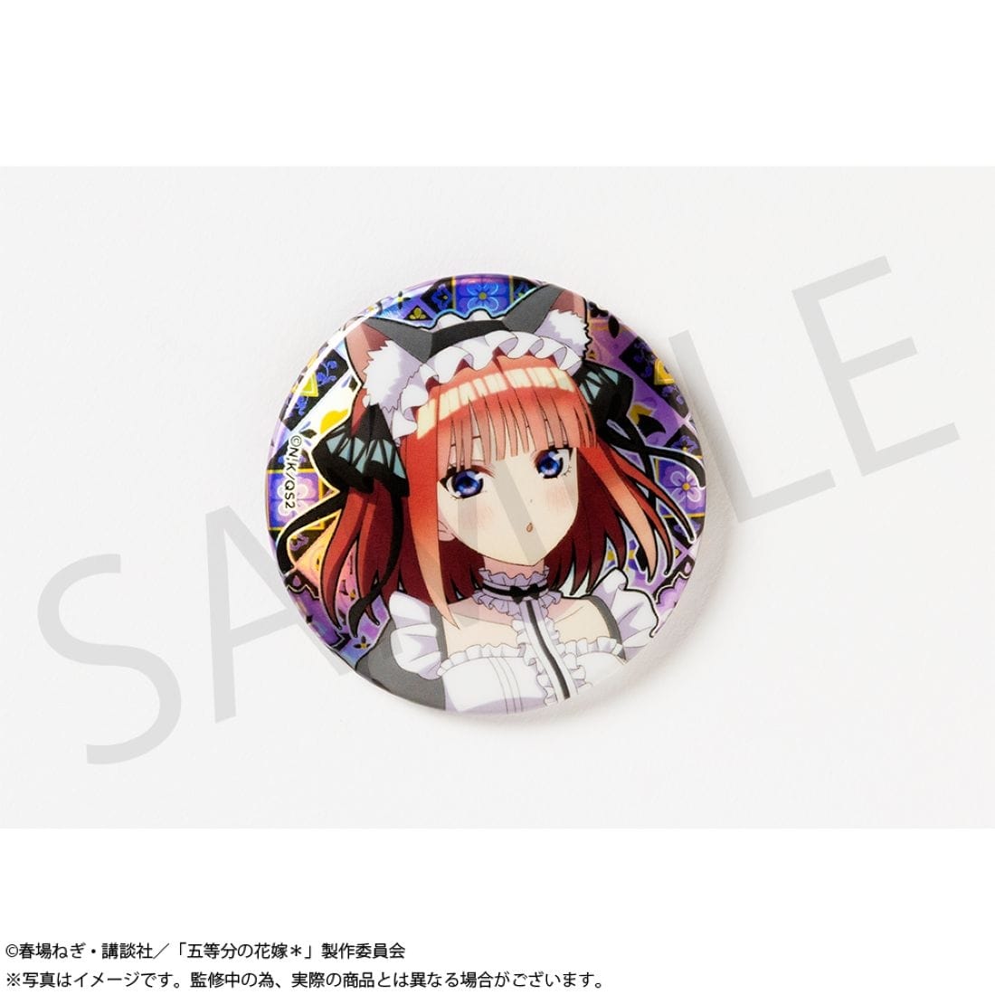 「五等分の花嫁＊」ホログラム57mm缶バッジ 中野二乃