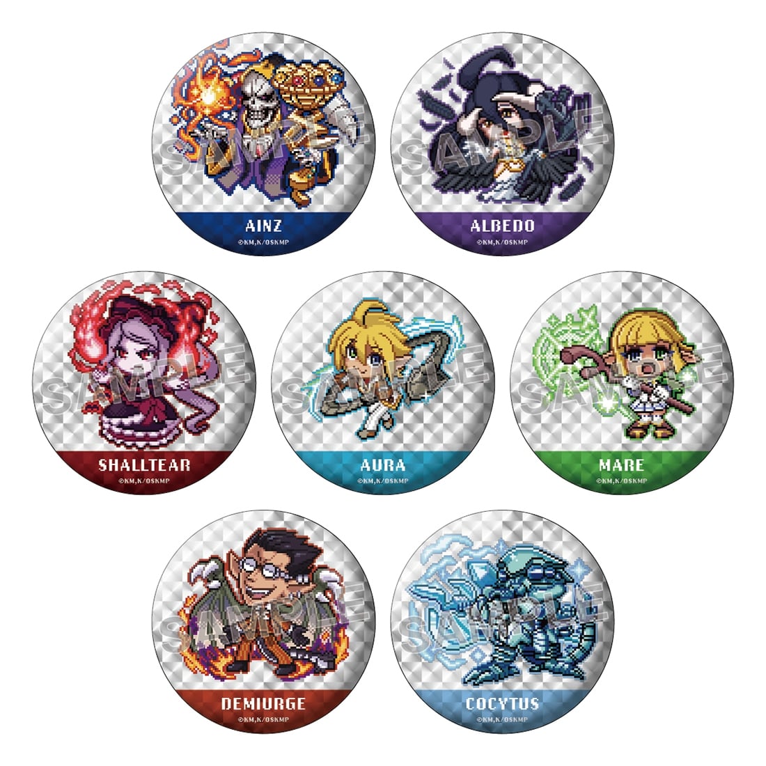 オーバーロード展 ドットちびキャラトレーディング缶バッジ