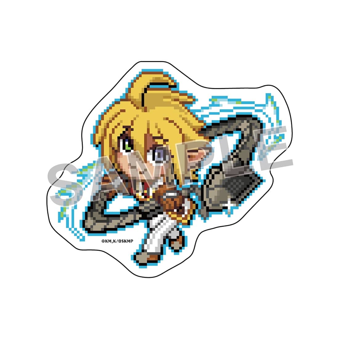 オーバーロード展 ドットちびキャラダイカットステッカー アウラ