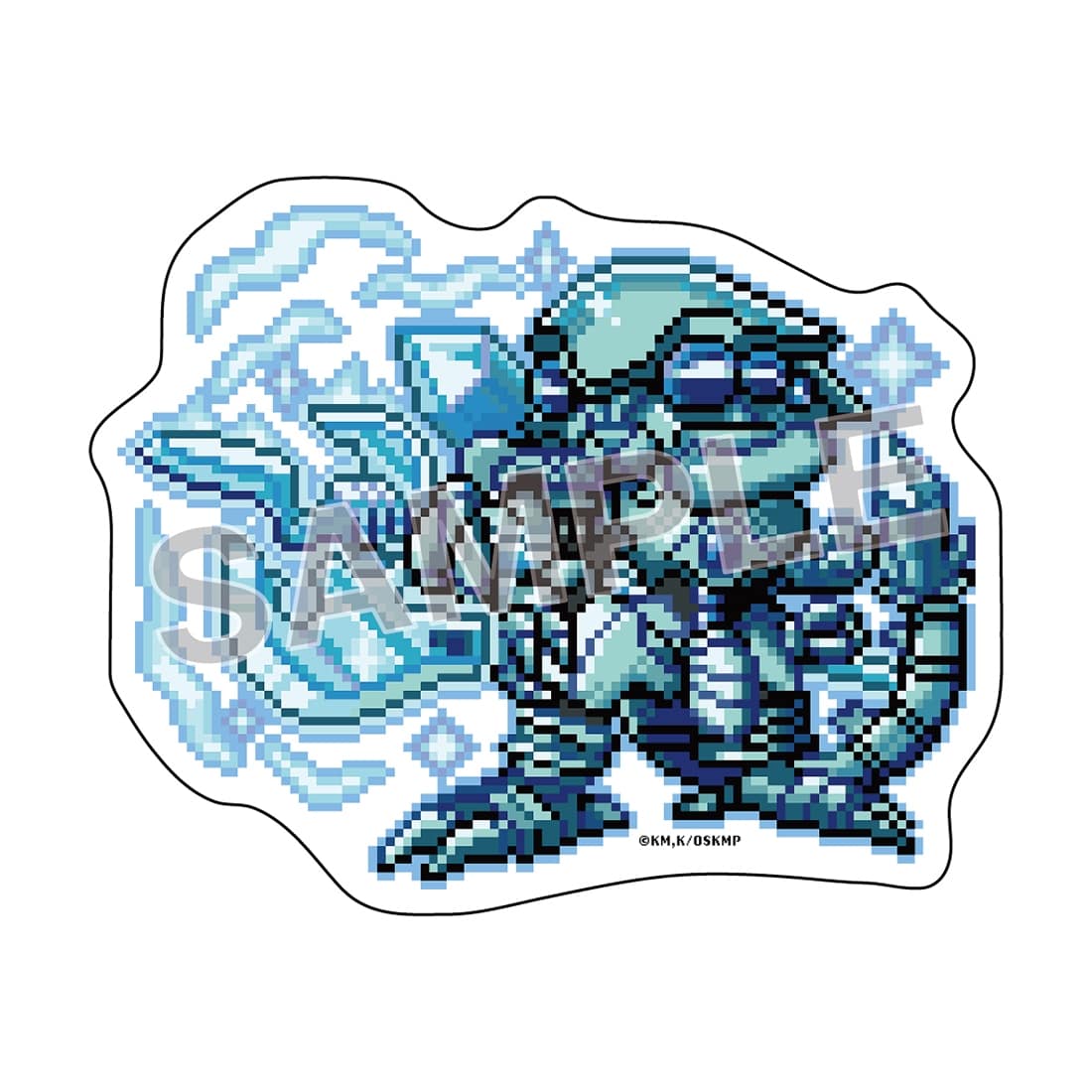 オーバーロード展 ドットちびキャラダイカットステッカー コキュートス