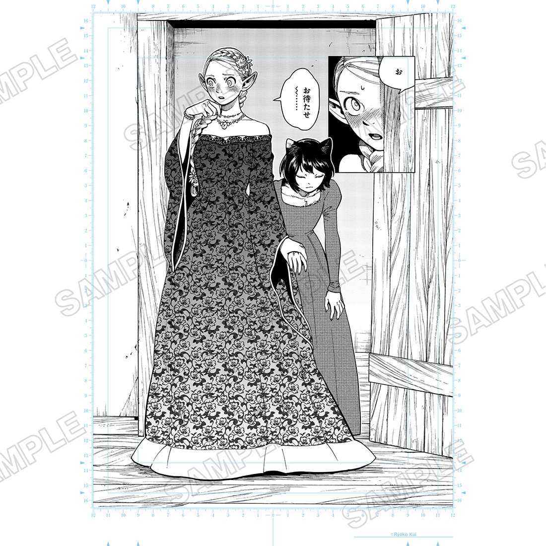 九井諒子展 記念複製原稿D (マルシルとイヅツミ)