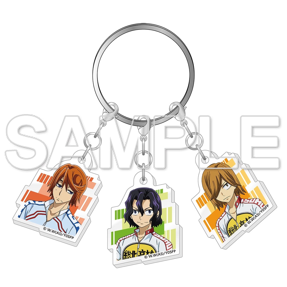 TVアニメ「弱虫ペダル」10周年フェスティバル 3連アクリルキーホルダー 手嶋・青八木・葦木場