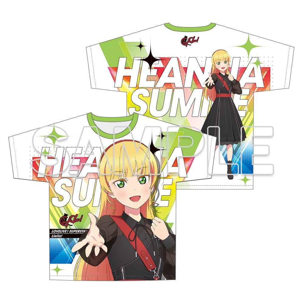 【会場先行】『ラブライブ！スーパースター!!』フルグラフィックTシャツ Ver.心・技・体！極上大冒険!! 平安名 すみれ