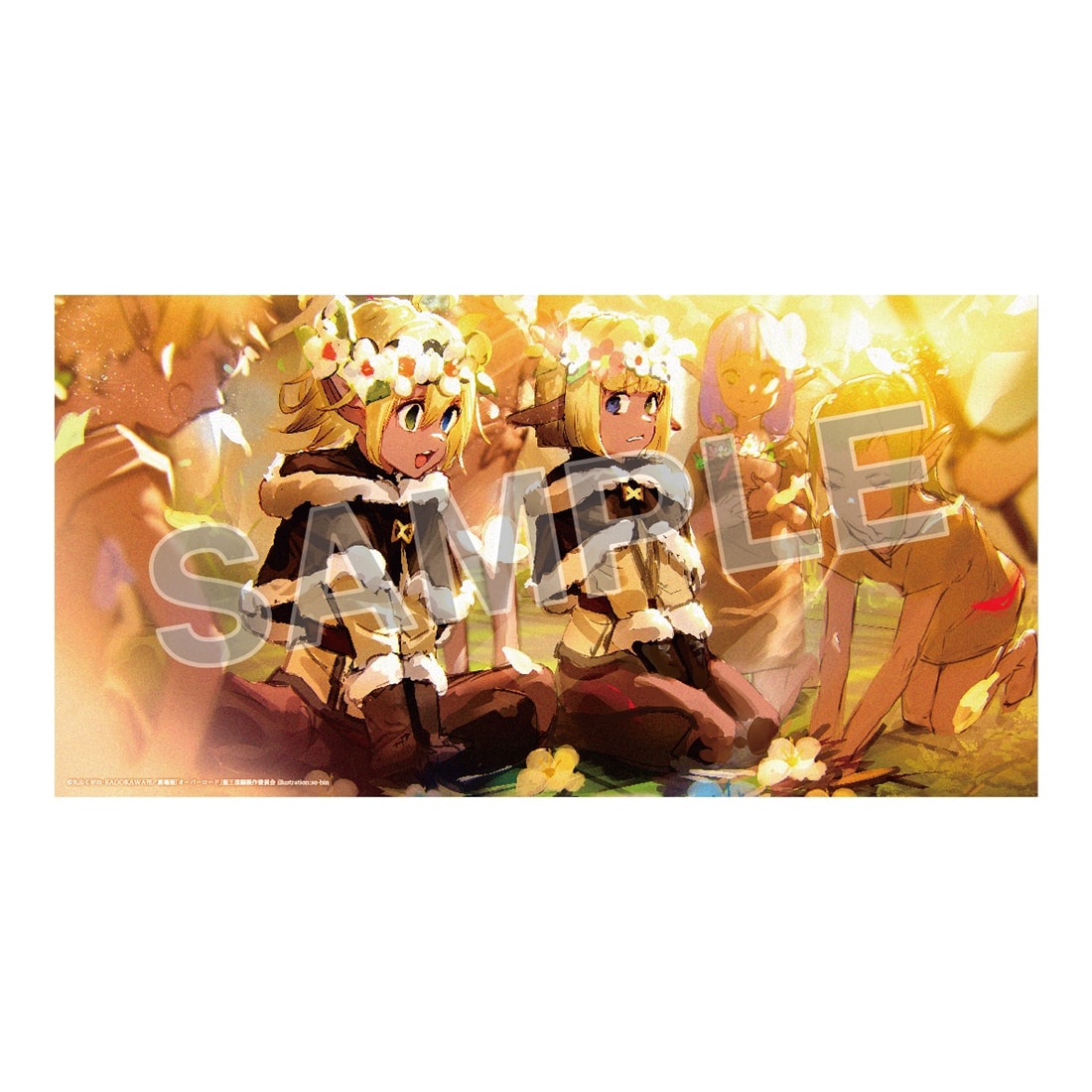 オーバーロード展　so-binイラストポストカード　E