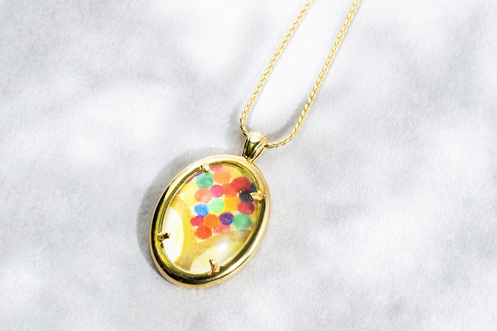 大木ゆきの　パワーアートペンダント【豊かさいっぱい】