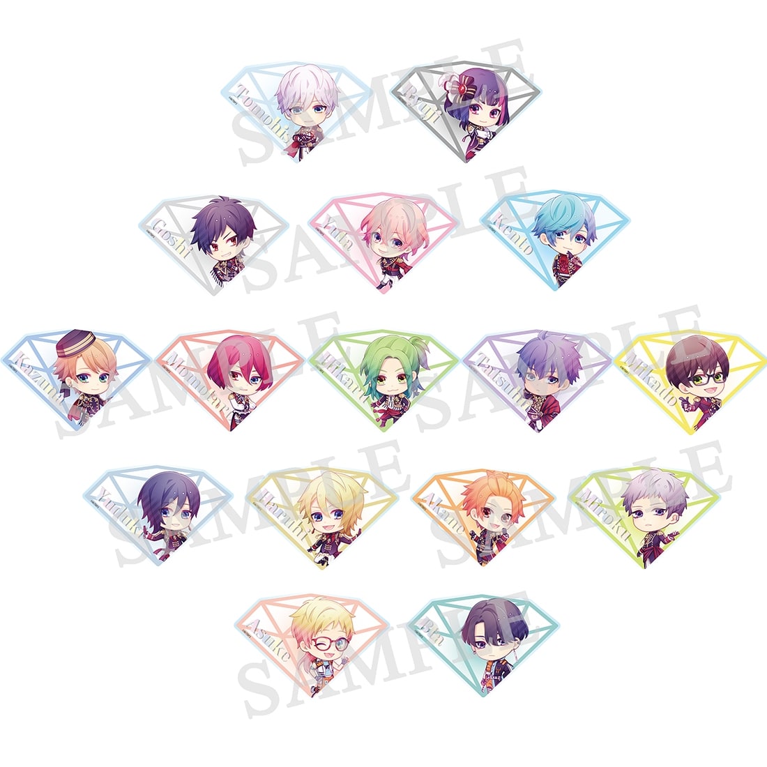 「B-PROJECT 展-WORLD＊EXPO-」トレーディングアクリルクリアカード(stage ver.)