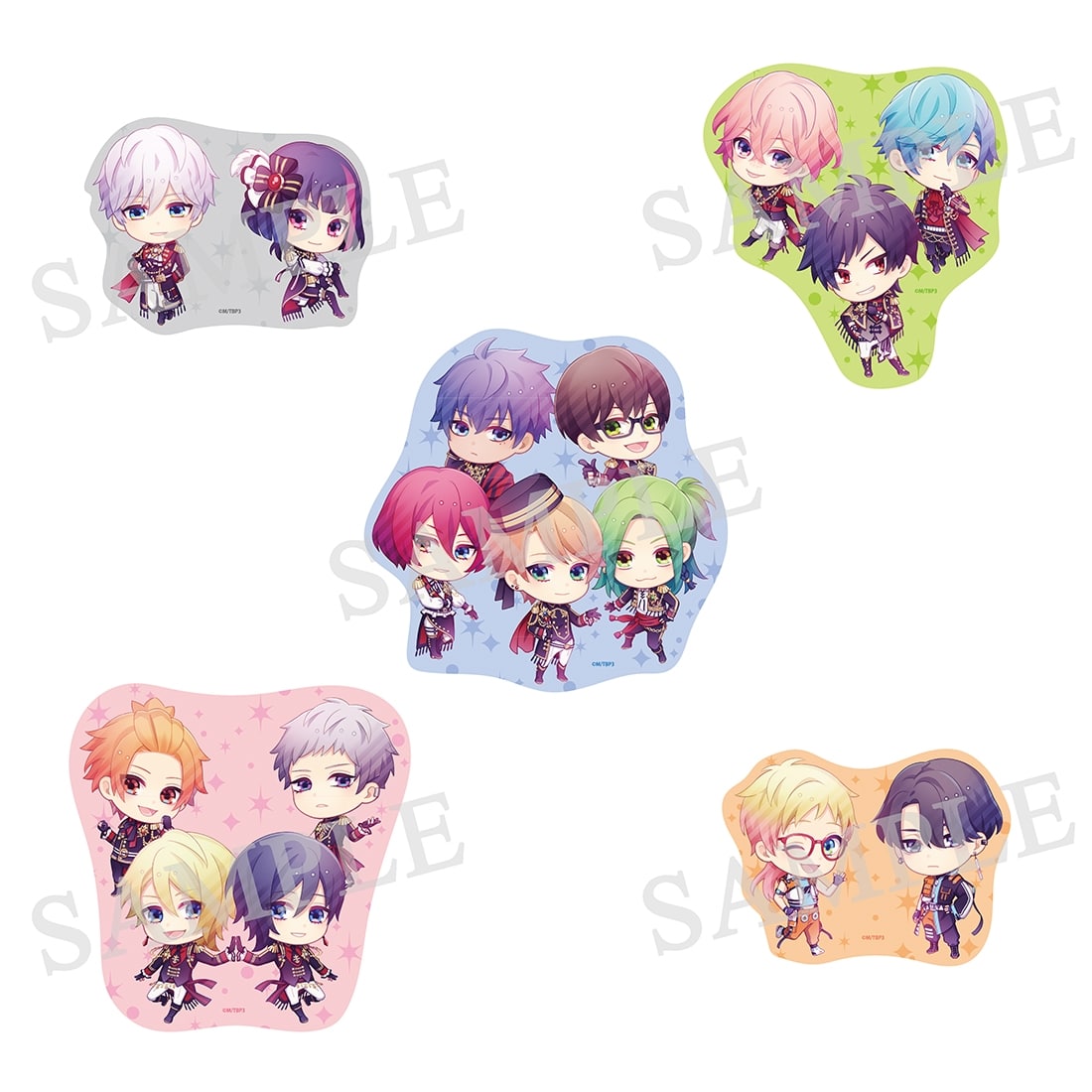 「B-PROJECT 展-WORLD＊EXPO-」 ダイカットステッカーセット(stage ver.)