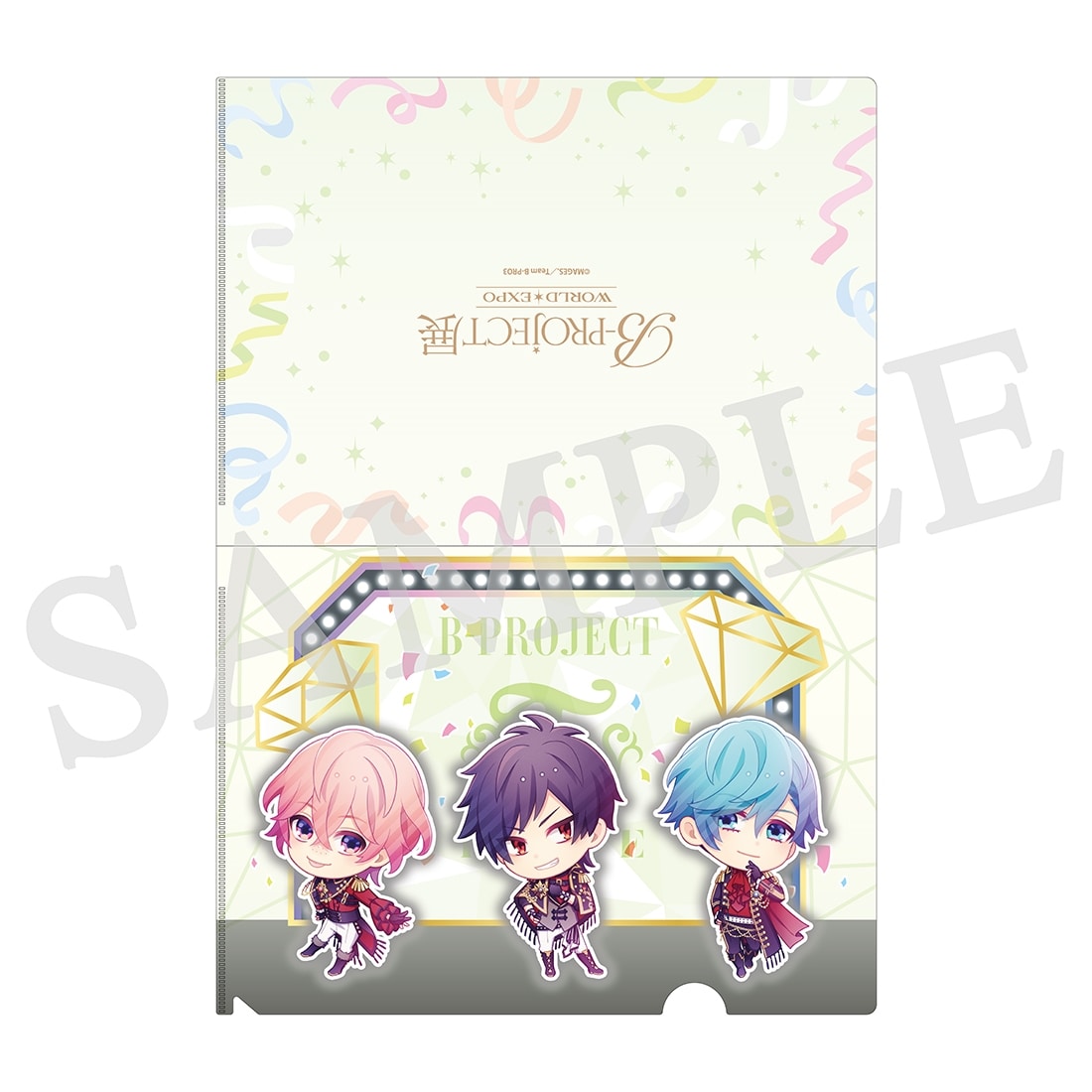 「B-PROJECT 展-WORLD＊EXPO-」クリアファイル (stage ver.) THRIVE