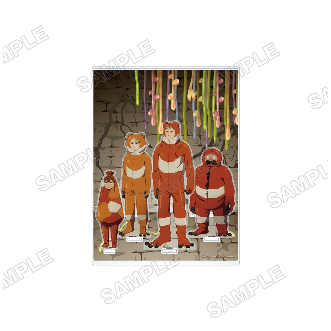 ダンジョン飯 迷宮探索展 カエルスーツアクリルジオラマ