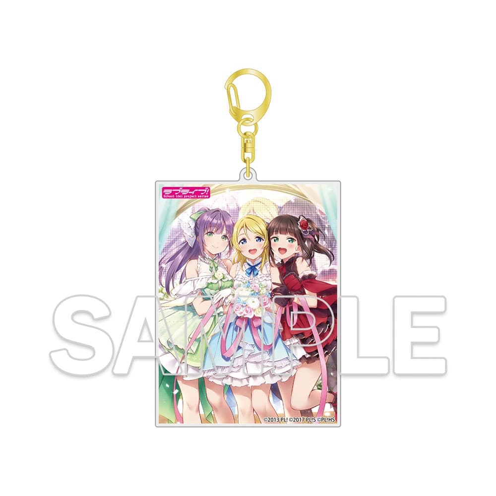 LoveLive!Days5周年記念 ラブライブ！シリーズ アクリルキーホルダー 絵里＆ダイヤ＆梢