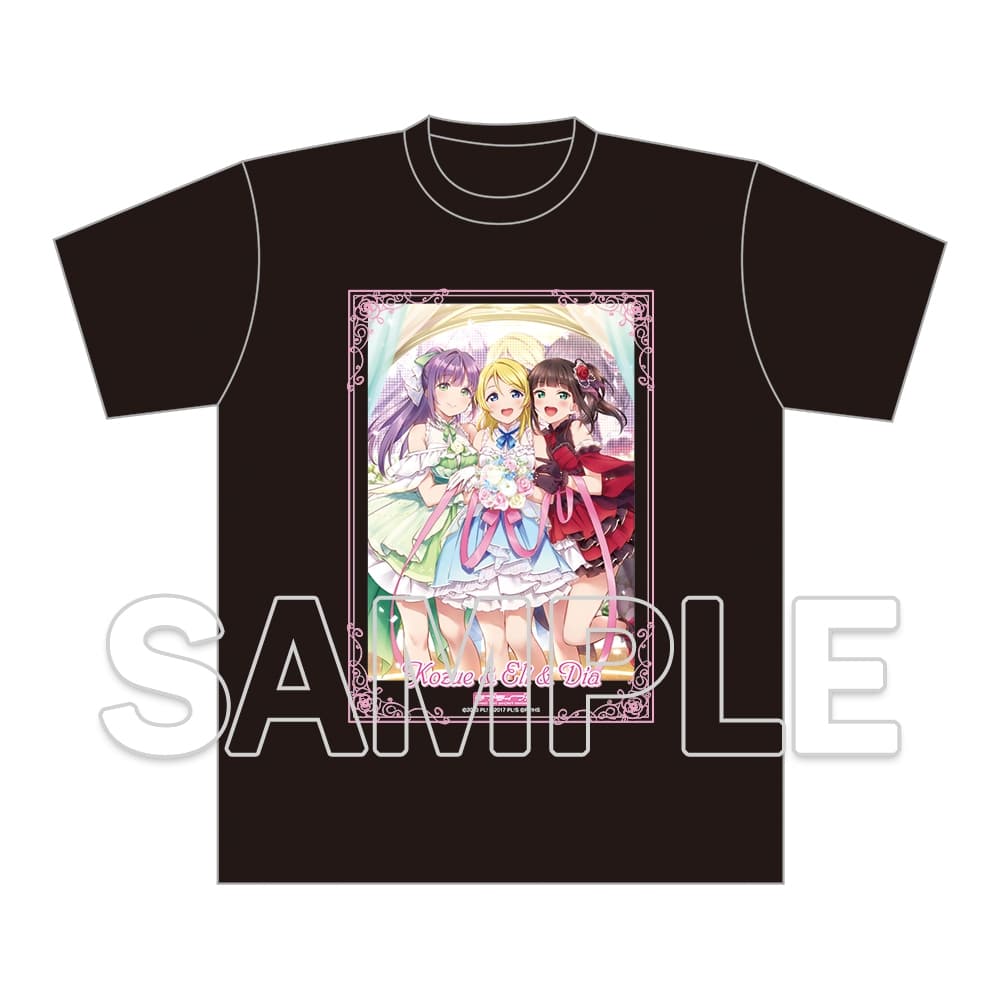 LoveLive!Days5周年記念 ラブライブ！シリーズ アニバーサリーTシャツ ～絵里＆ダイヤ＆梢～