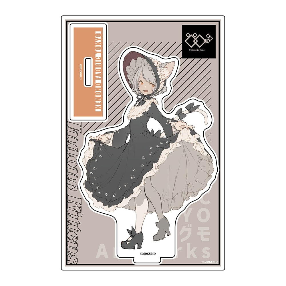 KEMONO FABRIC TOKYO（Illustrator：モグモ）　アクリルスタンド　Undone Kittens