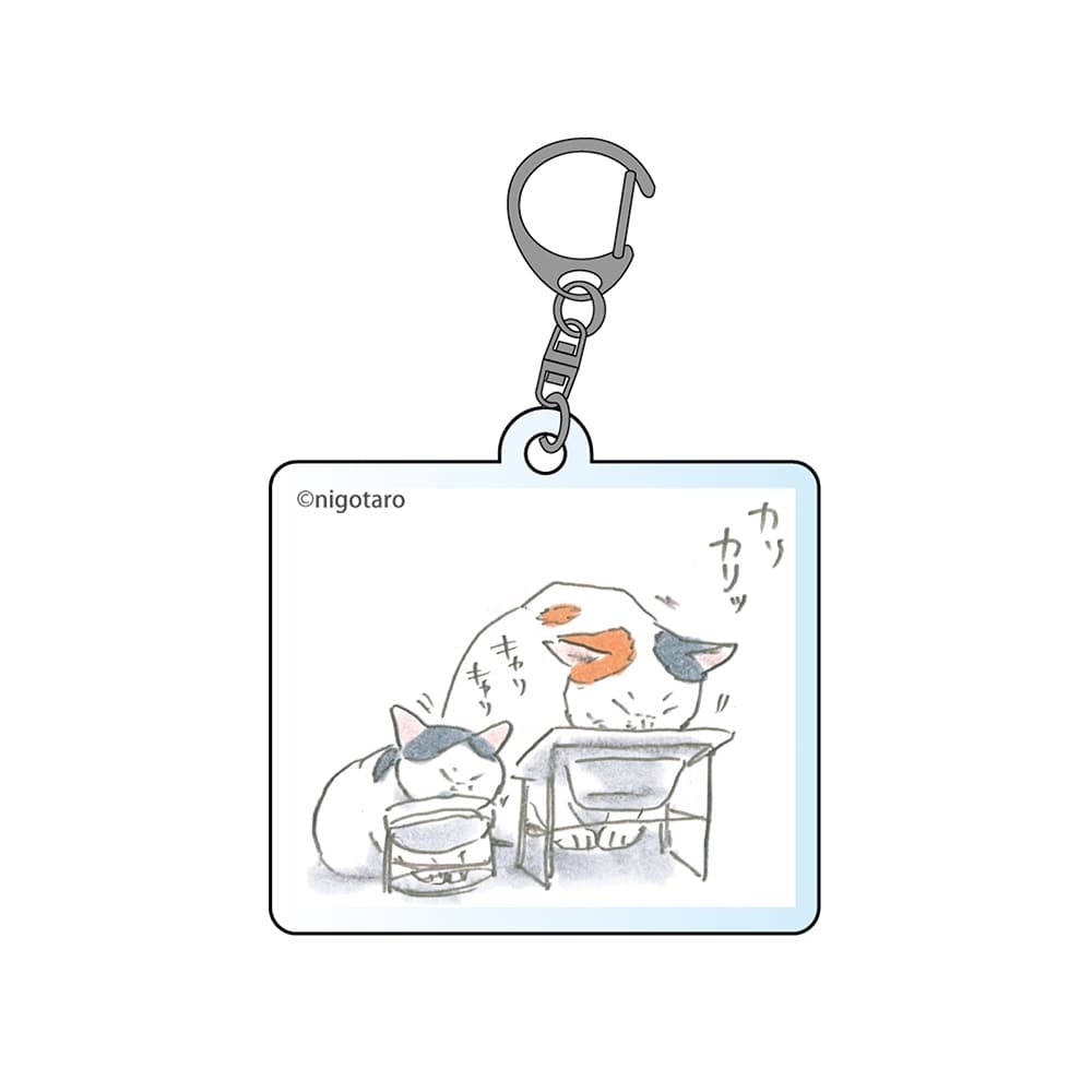 拾い猫のモチャ　アクリルキーホルダー　A