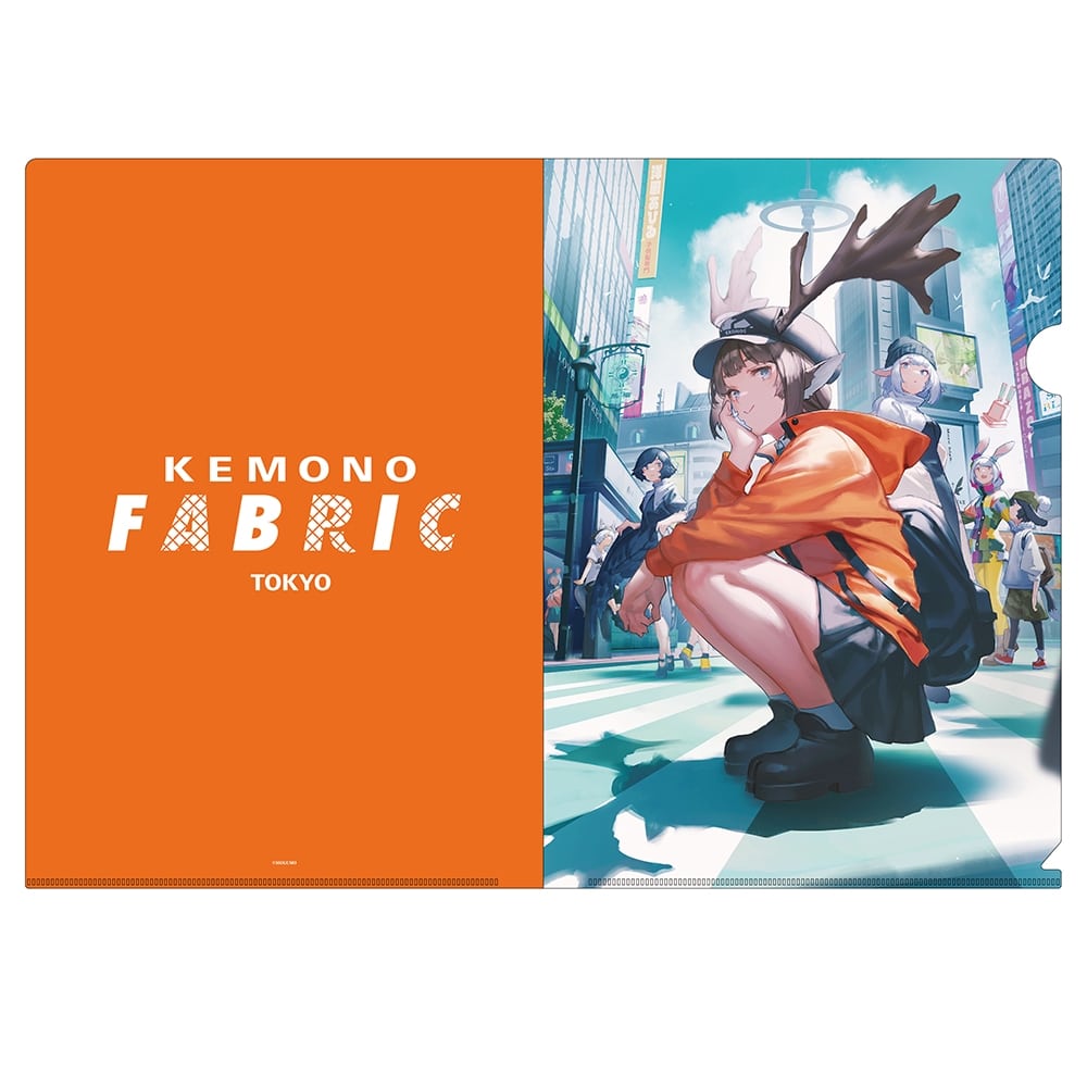 KEMONO FABRIC TOKYO（Illustrator：モグモ）　クリアファイル