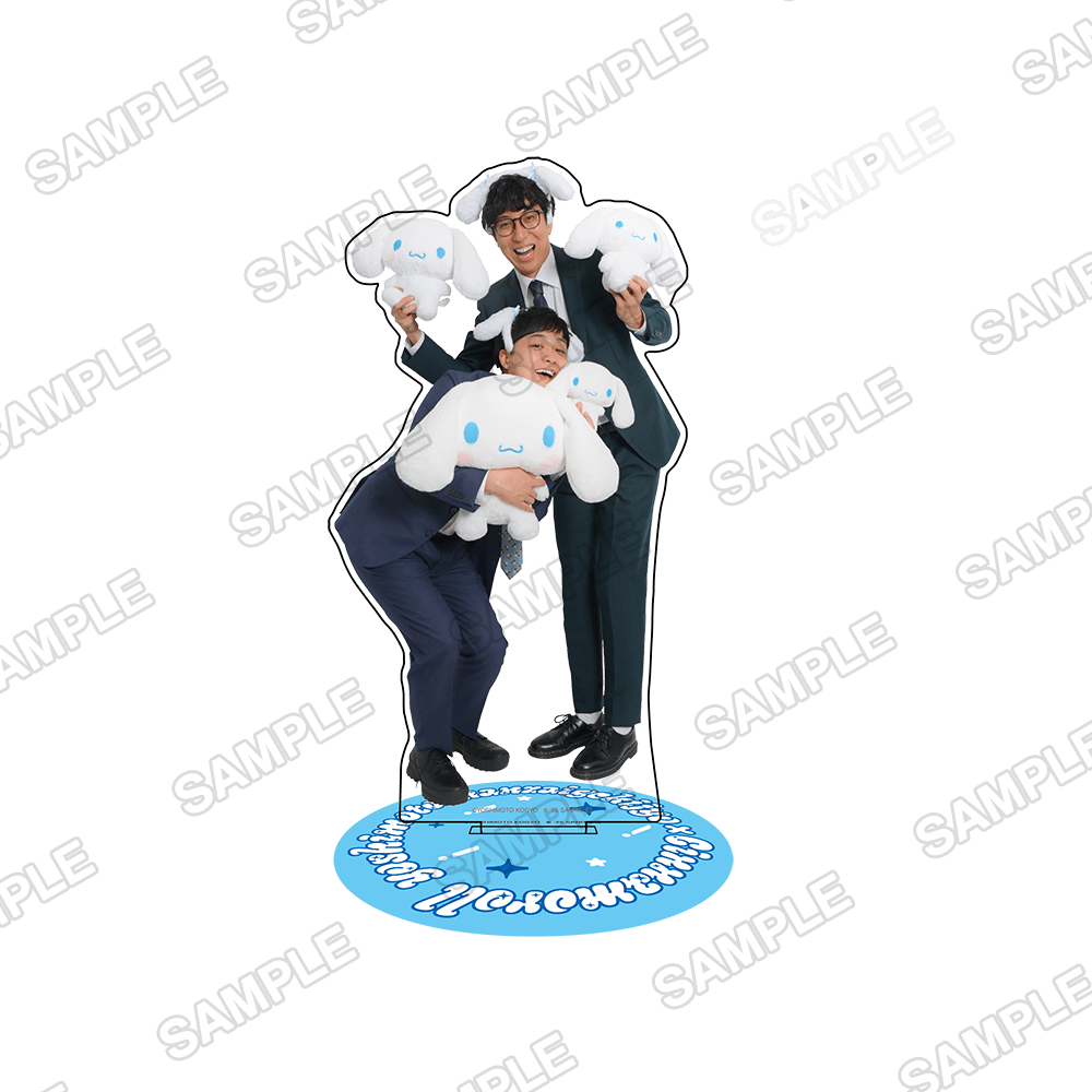 よしもと漫才劇場×シナモロール　アクリルスタンド ドーナツ・ピーナツ×シナモロール