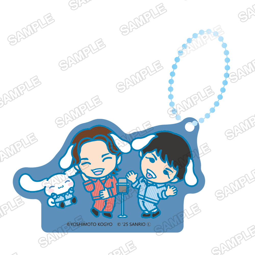 よしもと漫才劇場×シナモロール　マスコットチャーム　Ver.デフォルメ フースーヤ×シナモロール