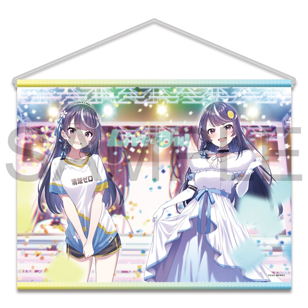 【完結記念】『VTuberなんだが配信切り忘れたら伝説になってた』描き下ろしB2タペストリー