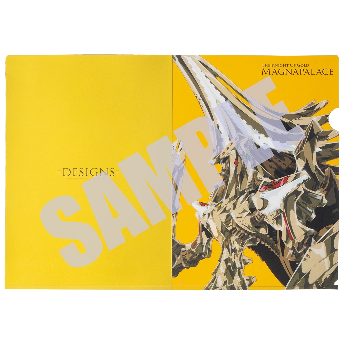 DESIGNS 永野護デザイン展　メタリッククリアファイル　マグナパレス