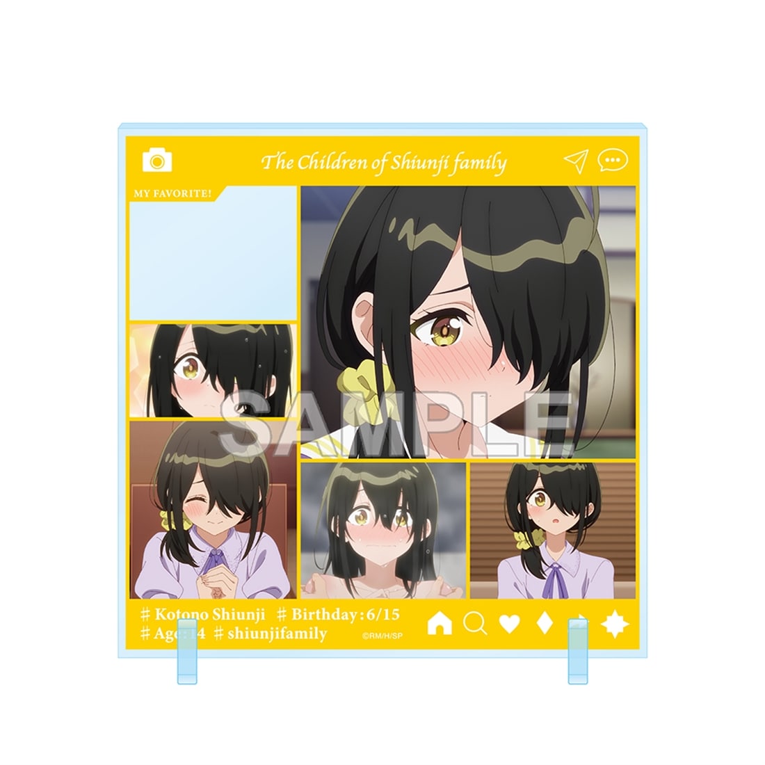 TVアニメ「紫雲寺家の子供たち」きゃら in スタンド 紫雲寺ことの