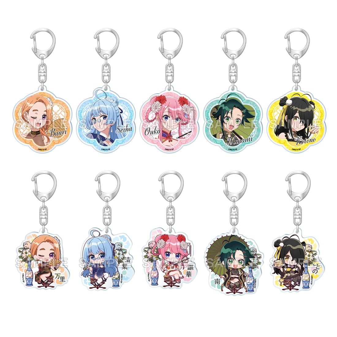 TVアニメ「紫雲寺家の子供たち」トレーディングアクリルキーホルダー チャイナver. BOX