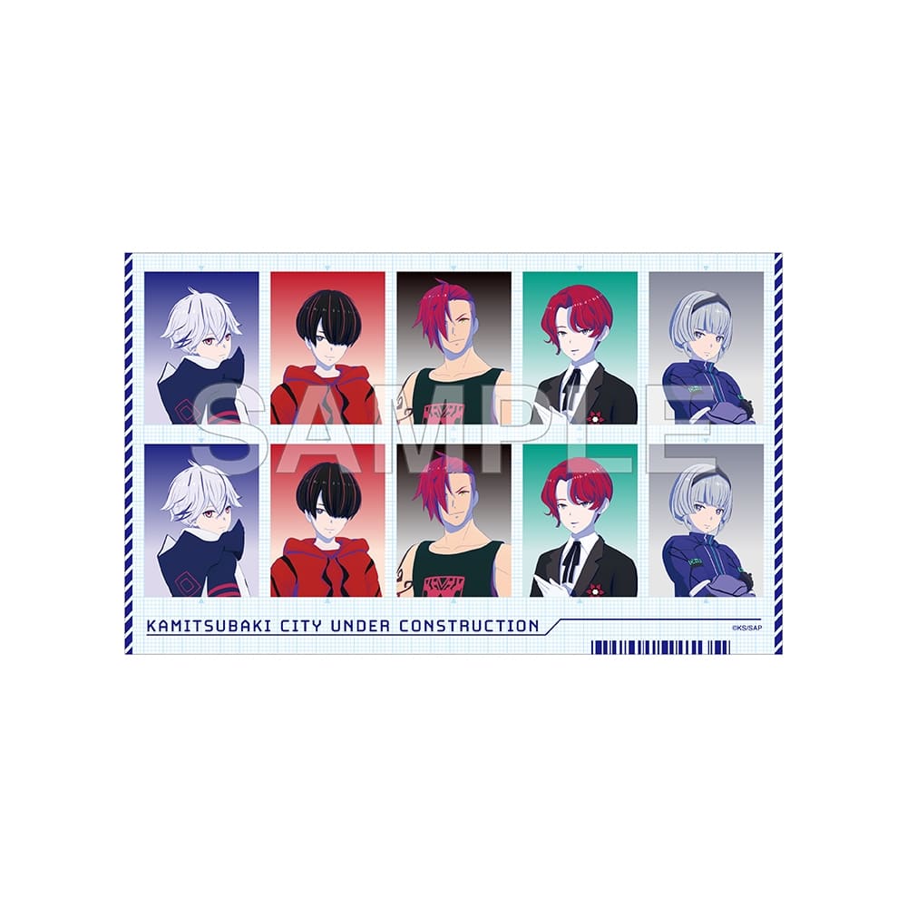 【二次受注】神椿市建設中。 証明写真風シール ファミリアver.