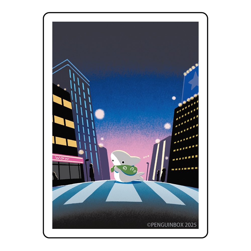 おでかけ子ザメ　ステッカー　A