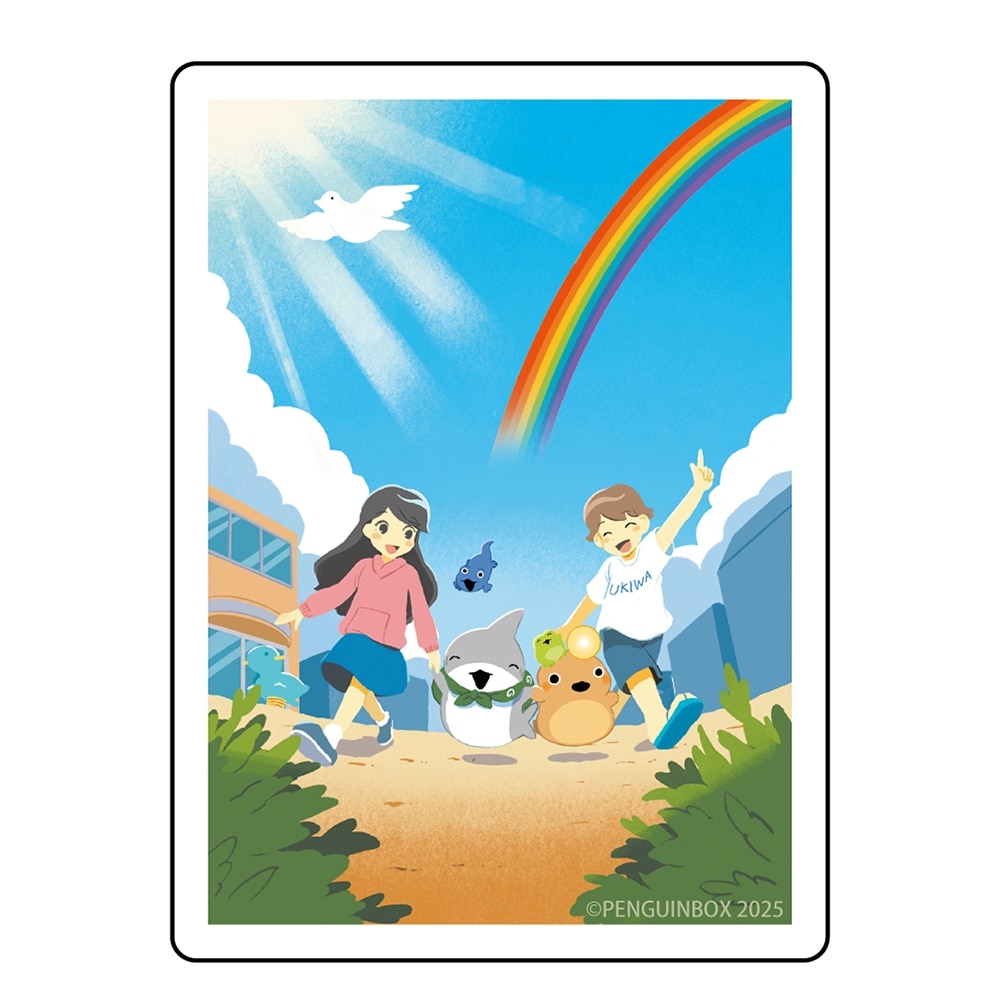 おでかけ子ザメ　ステッカー　E