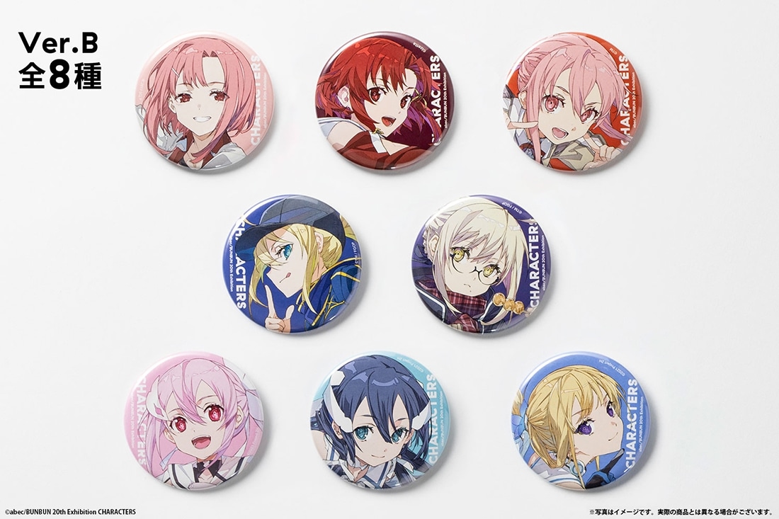 abec/BUNBUN 20th Exhibition CHARACTERS トレーディング缶バッジ Ver.B
