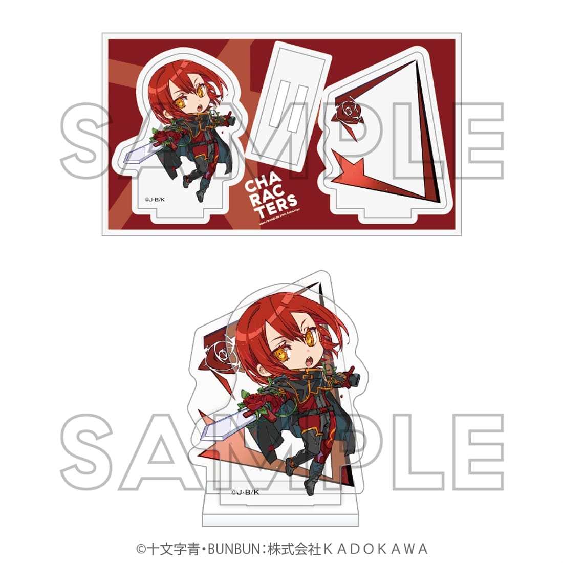 abec/BUNBUN 20th Exhibition CHARACTERS ミニキャラアクリルフィギュア 『薔薇のマリア』マリアローズ