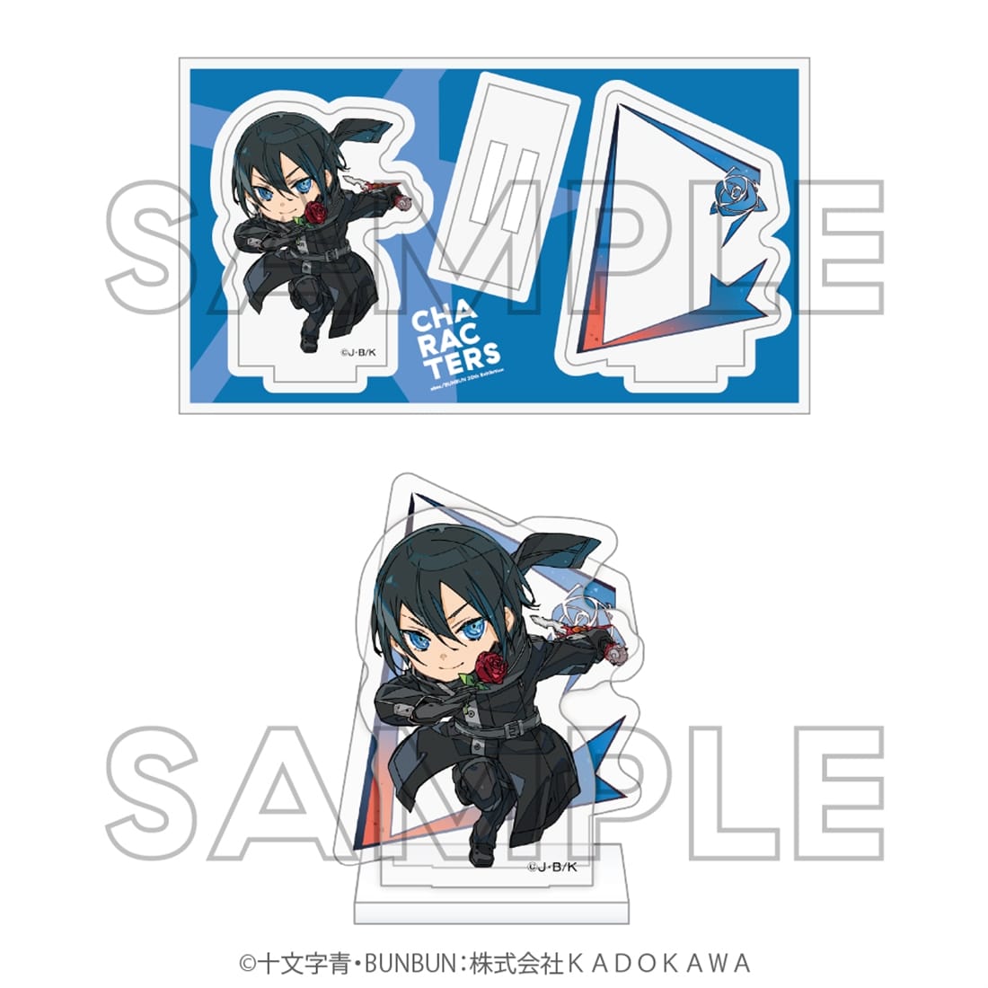 abec/BUNBUN 20th Exhibition CHARACTERS ミニキャラアクリルフィギュア 『薔薇のマリア』アジアン