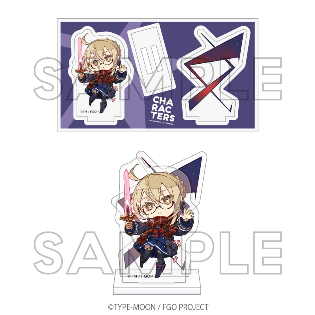 abec/BUNBUN 20th Exhibition CHARACTERS ミニキャラアクリルフィギュア 『Fate/Grand Order』謎のヒロインX〔オルタ〕