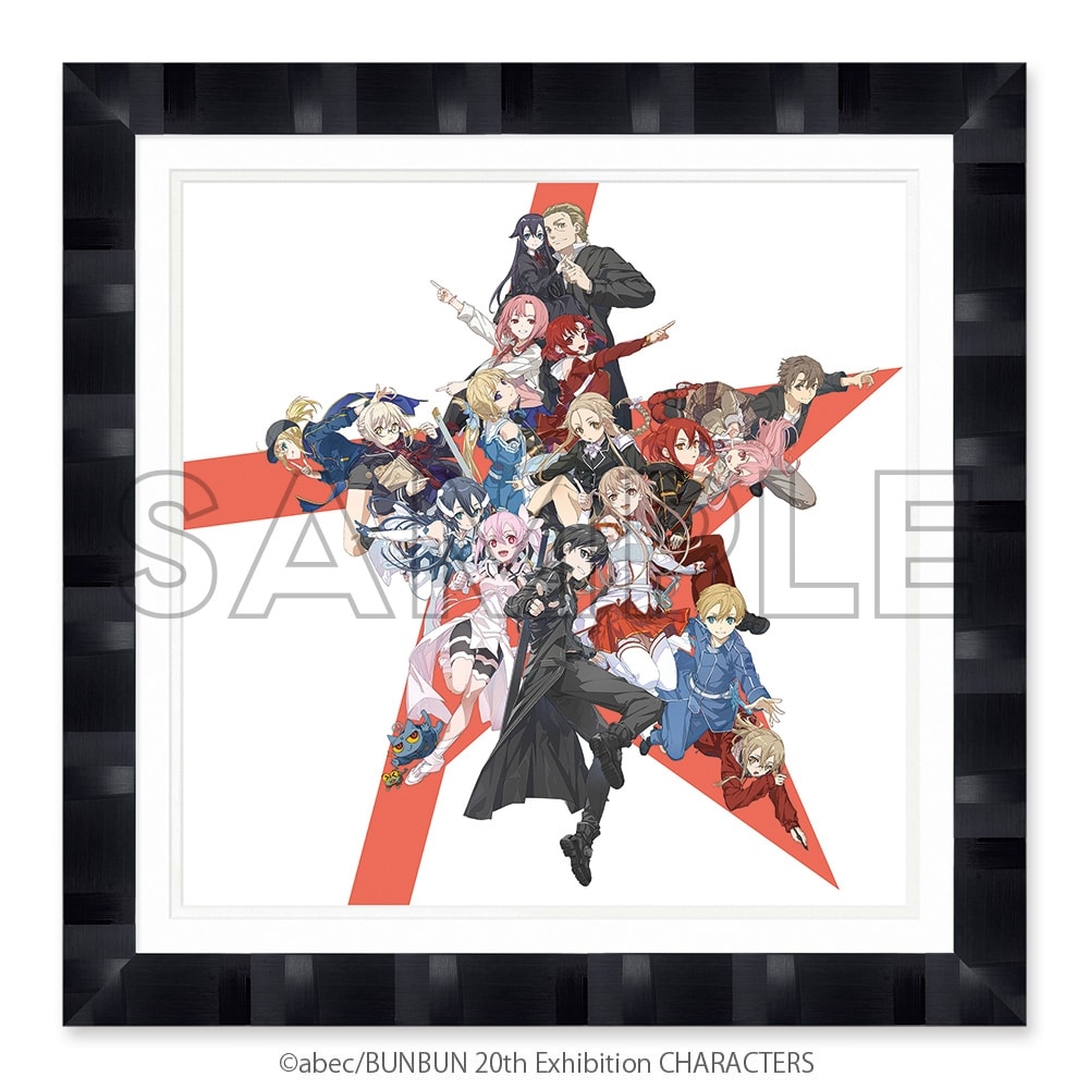 abec/BUNBUN 20th Exhibition CHARACTERS 描き下ろしイラストキャラファイングラフ 「CHARACTERS」 / 2025