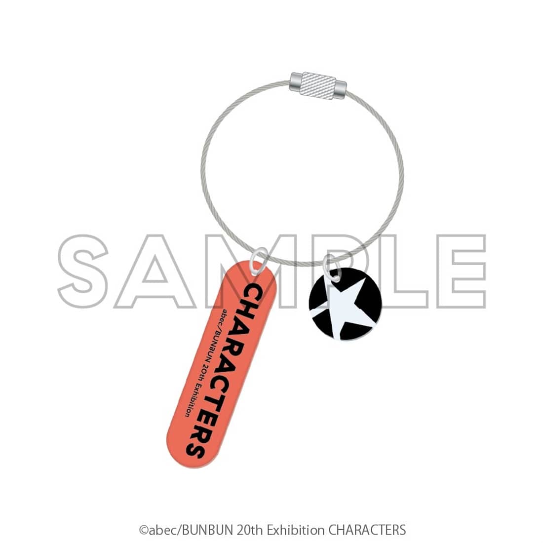 abec/BUNBUN 20th Exhibition CHARACTERS アクリルキーホルダー ロゴ