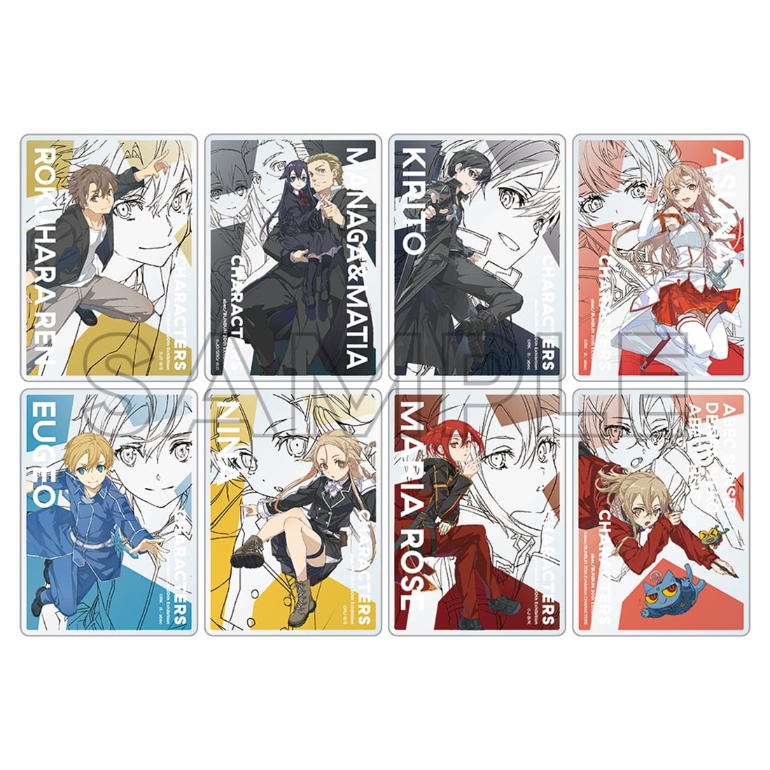 abec/BUNBUN 20th Exhibition CHARACTERS トレーディングアクリルカード Ver.A