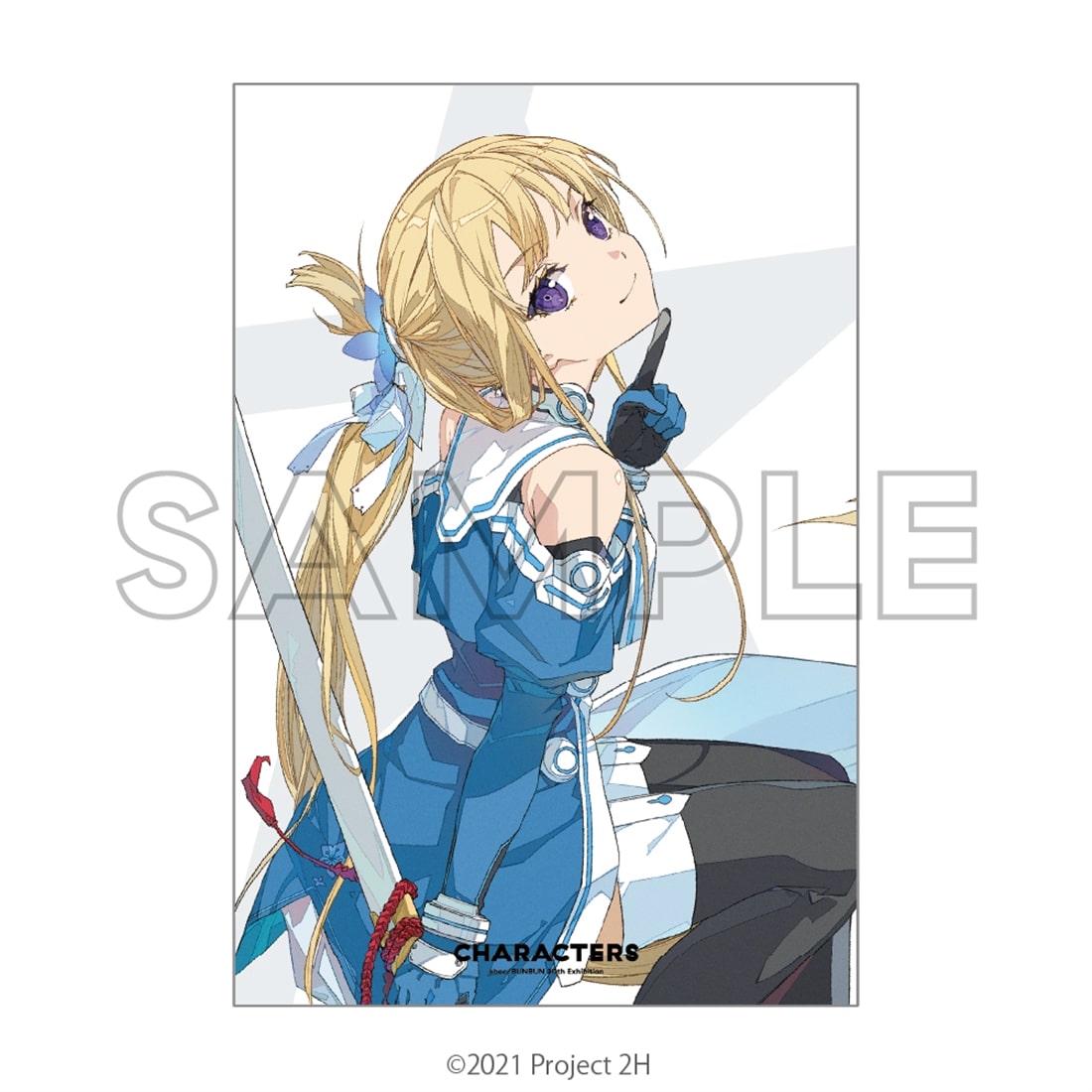 abec/BUNBUN 20th Exhibition CHARACTERS ポストカード 『乃木若葉は勇者である』乃木若葉