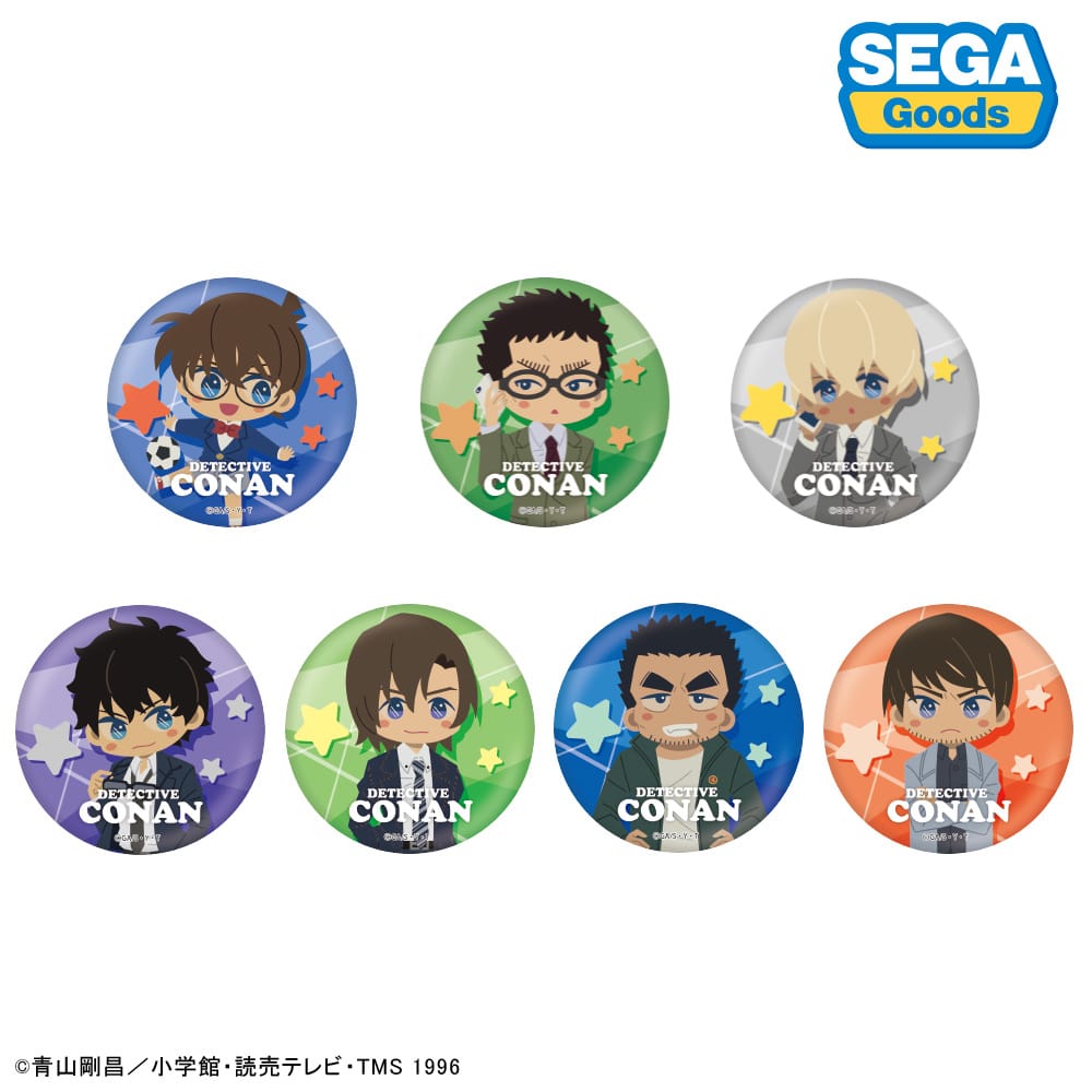 名探偵コナン 缶バッジ みんなといっしょ-けいさつへん- Vol.2　Box