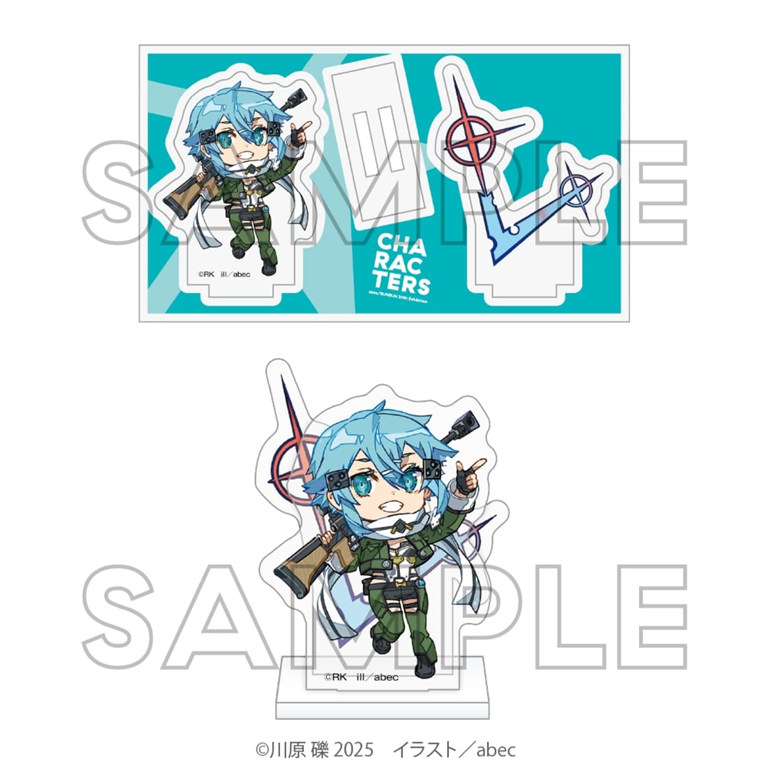 abec/BUNBUN 20th Exhibition CHARACTERS ミニキャラアクリルフィギュア 『ソードアート・オンライン』シノン