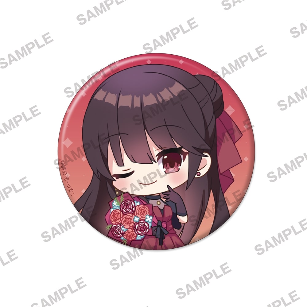 『デート・ア・ライブ』狂三バースデー2025　ビッグホログラム缶バッジ みにきゃらVer.