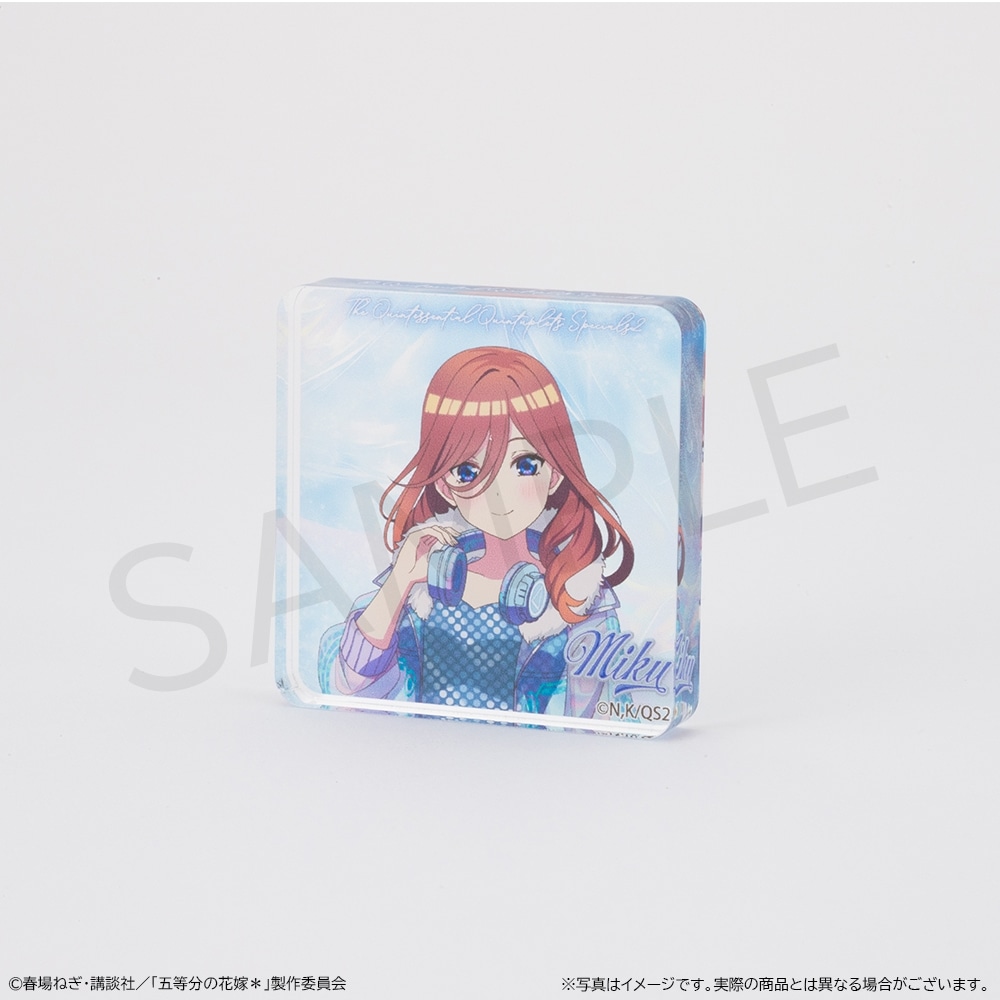 【事後通販】 「五等分の花嫁＊」アクリルブロック 中野三玖
