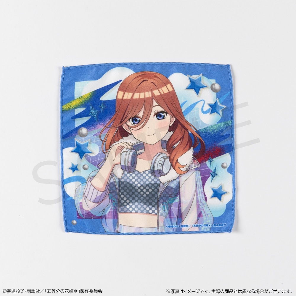 【事後通販】 「五等分の花嫁＊」マイクロファイバーハンドタオル 中野三玖