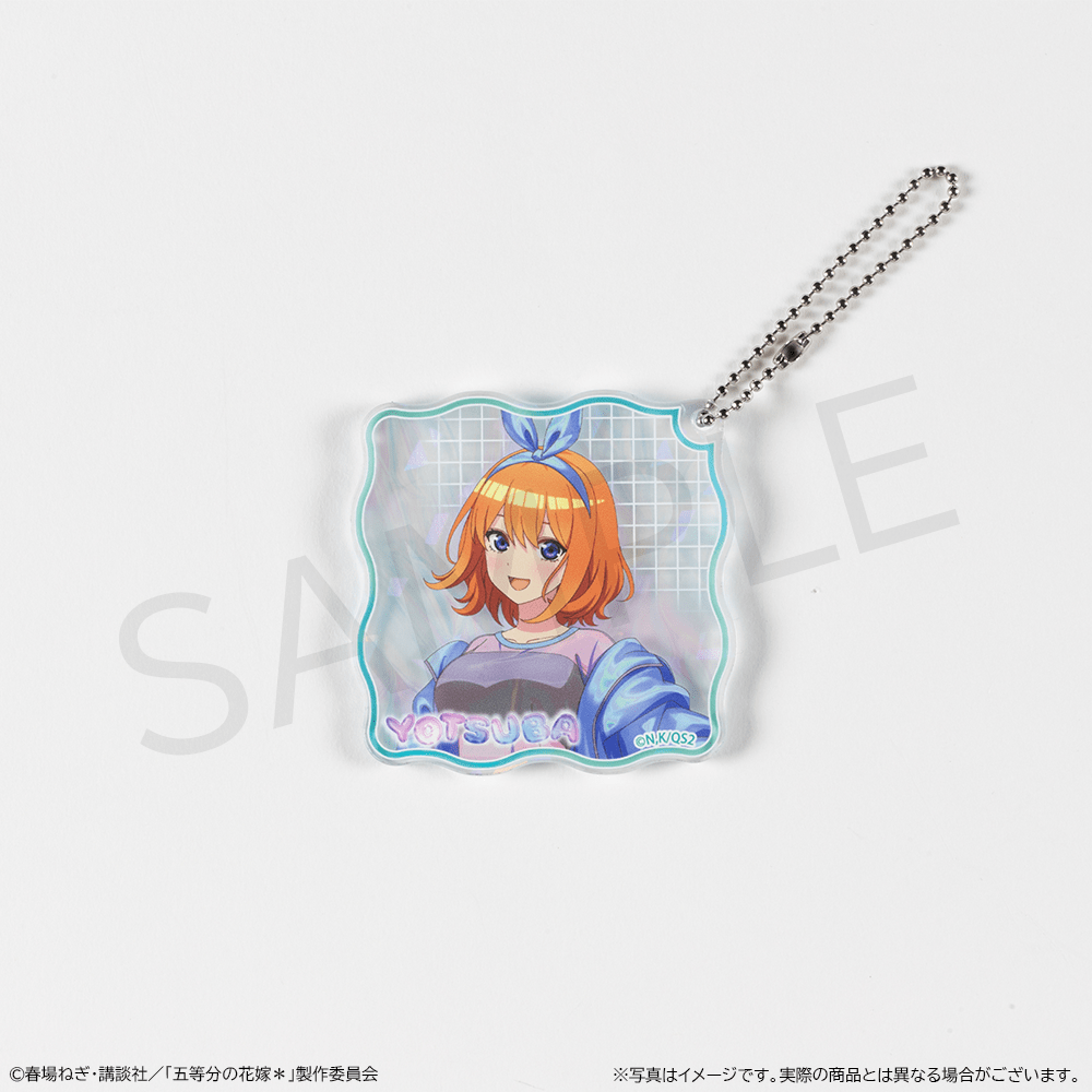 【事後通販】 「五等分の花嫁＊」キラキラアクリルキーホルダー 中野四葉