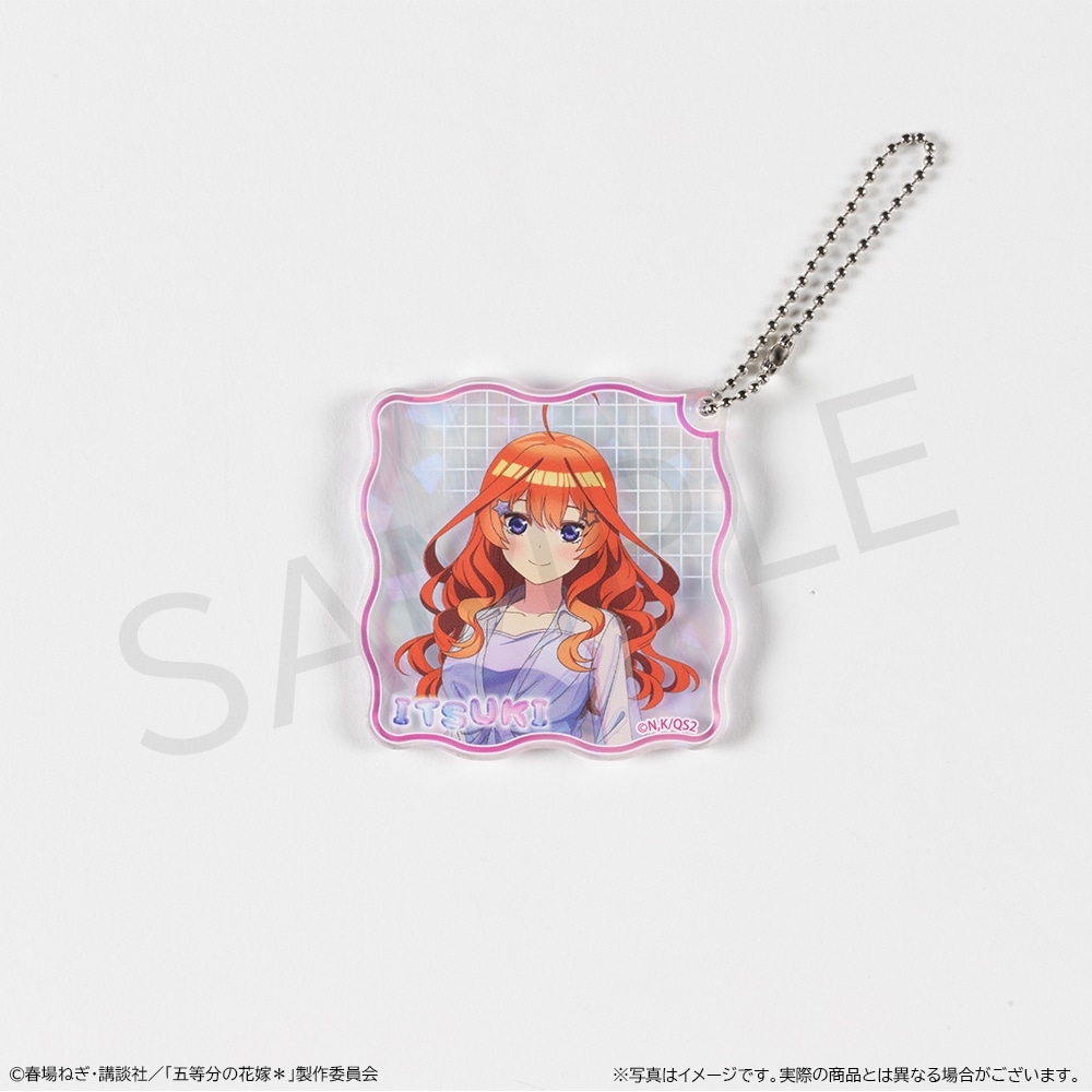 【事後通販】 「五等分の花嫁＊」キラキラアクリルキーホルダー 中野五月