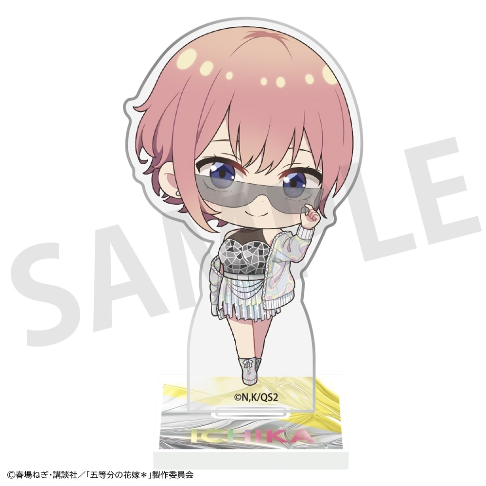 【事後通販】 「五等分の花嫁＊」ミニアクリルスタンドプレート 中野一花