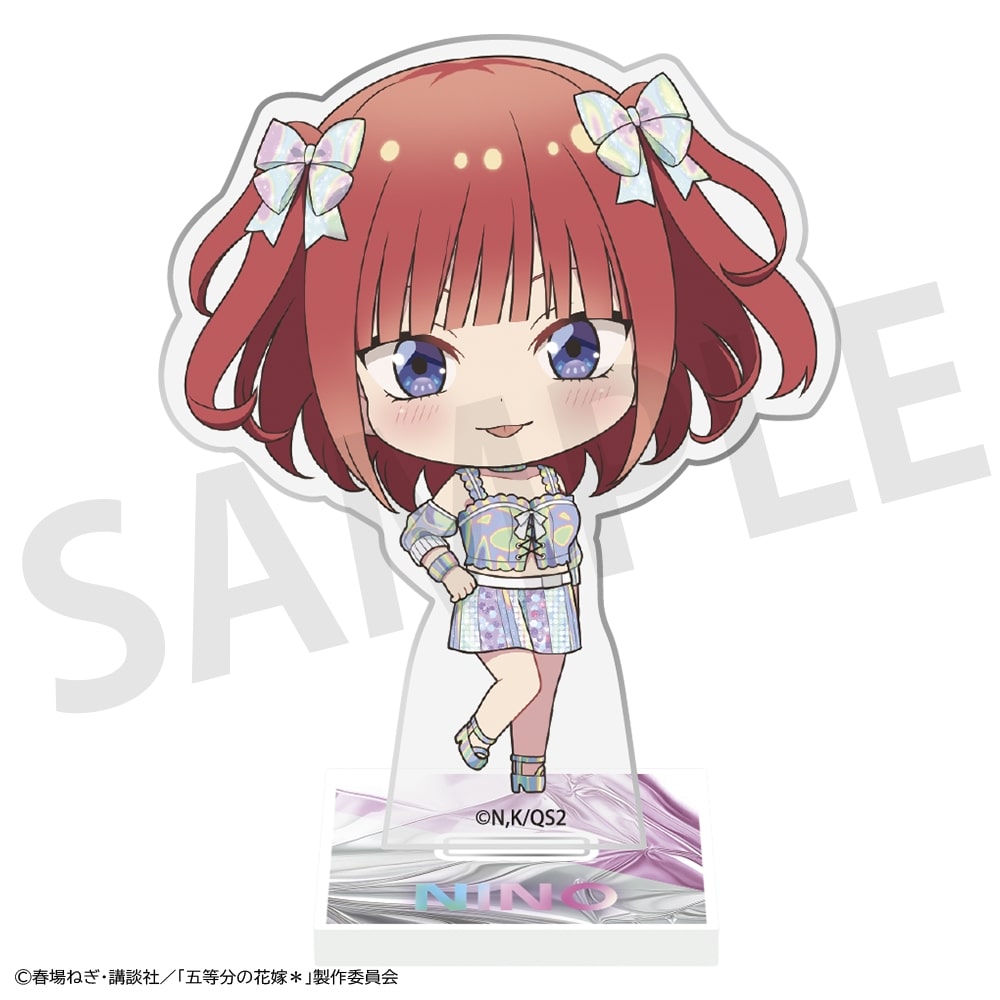 【事後通販】 「五等分の花嫁＊」ミニアクリルスタンドプレート 中野二乃