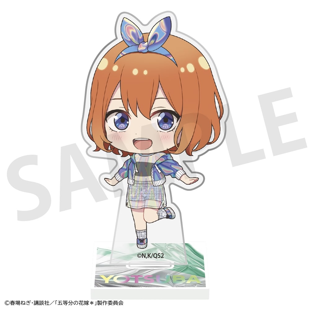 【事後通販】 「五等分の花嫁＊」ミニアクリルスタンドプレート 中野四葉