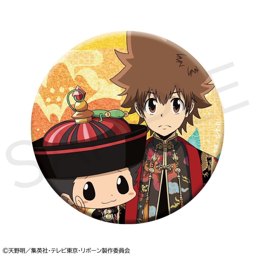 「家庭教師ヒットマンREBORN!」BIGホログラム缶バッジ リボーン＆沢田綱吉