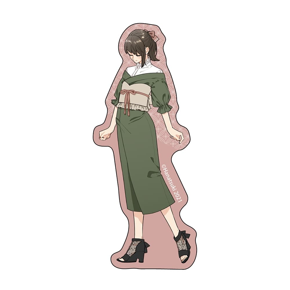 現代創作和服　花月作品集　ステッカー　A