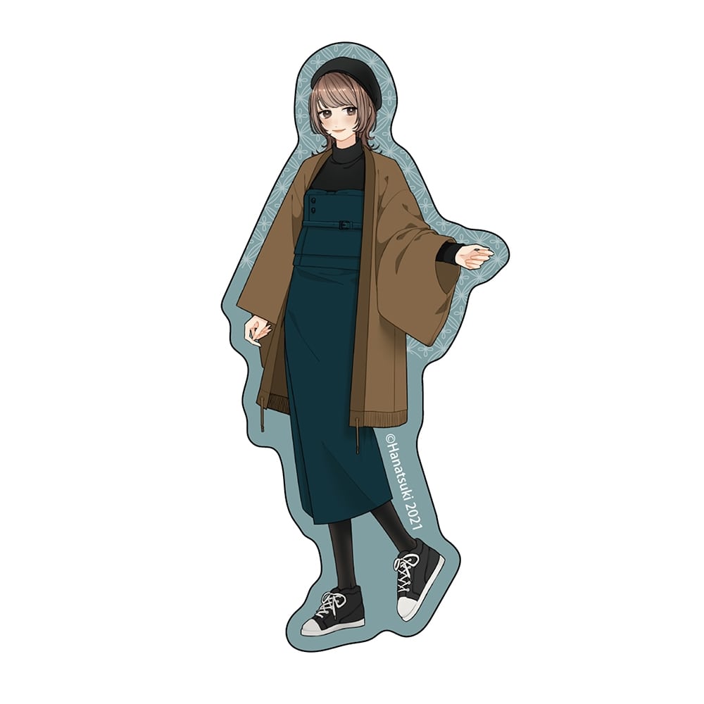 現代創作和服　花月作品集　ステッカー　C