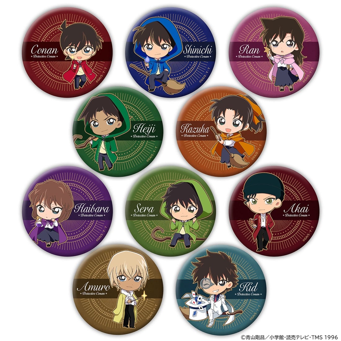 名探偵コナン〈世紀末の魔術師〉記念缶バッジ 名探偵コナン」にいてんご缶バッジコレクション 魔法使い vol.2