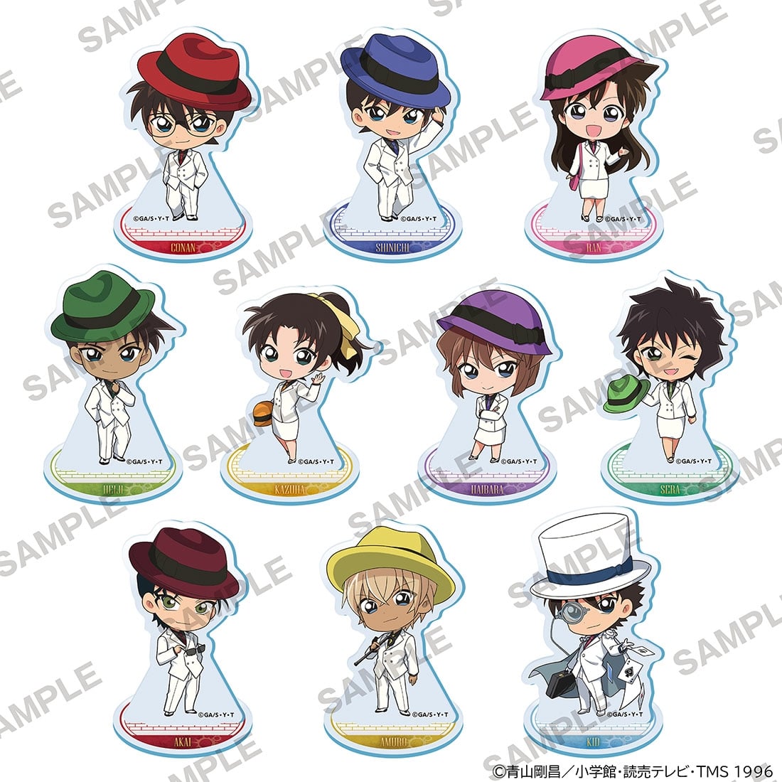 「名探偵コナン」にいてんごアクリルスタンドコレクション オールドスーツ 第2弾ver. BOX